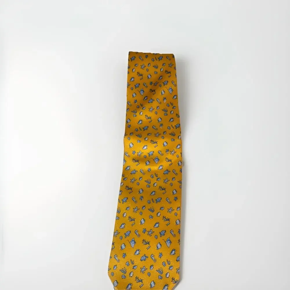 Brooks Brother Yellow Silk Tie 3” 56”